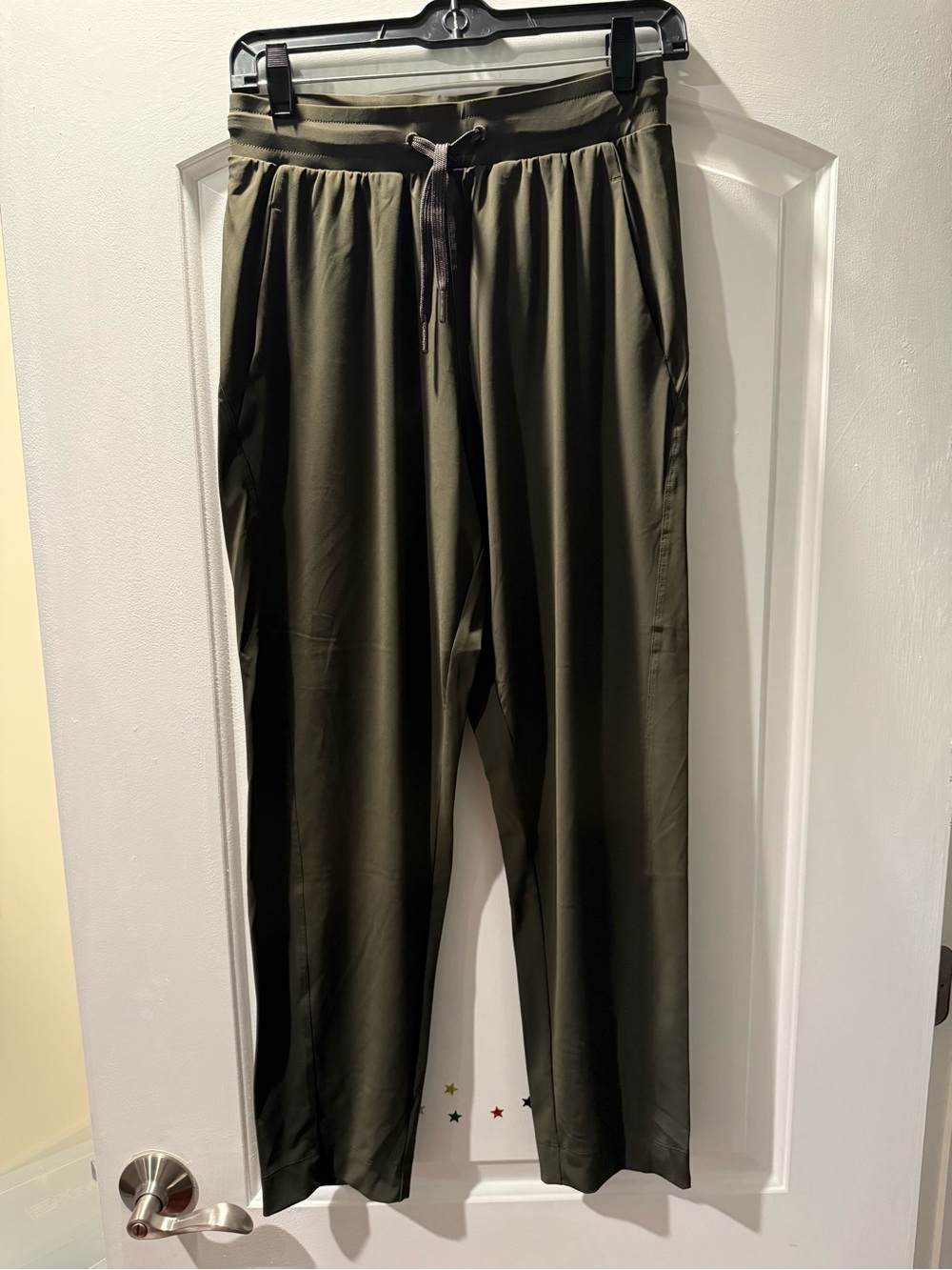 Sweaty Betty olive green jogger pants